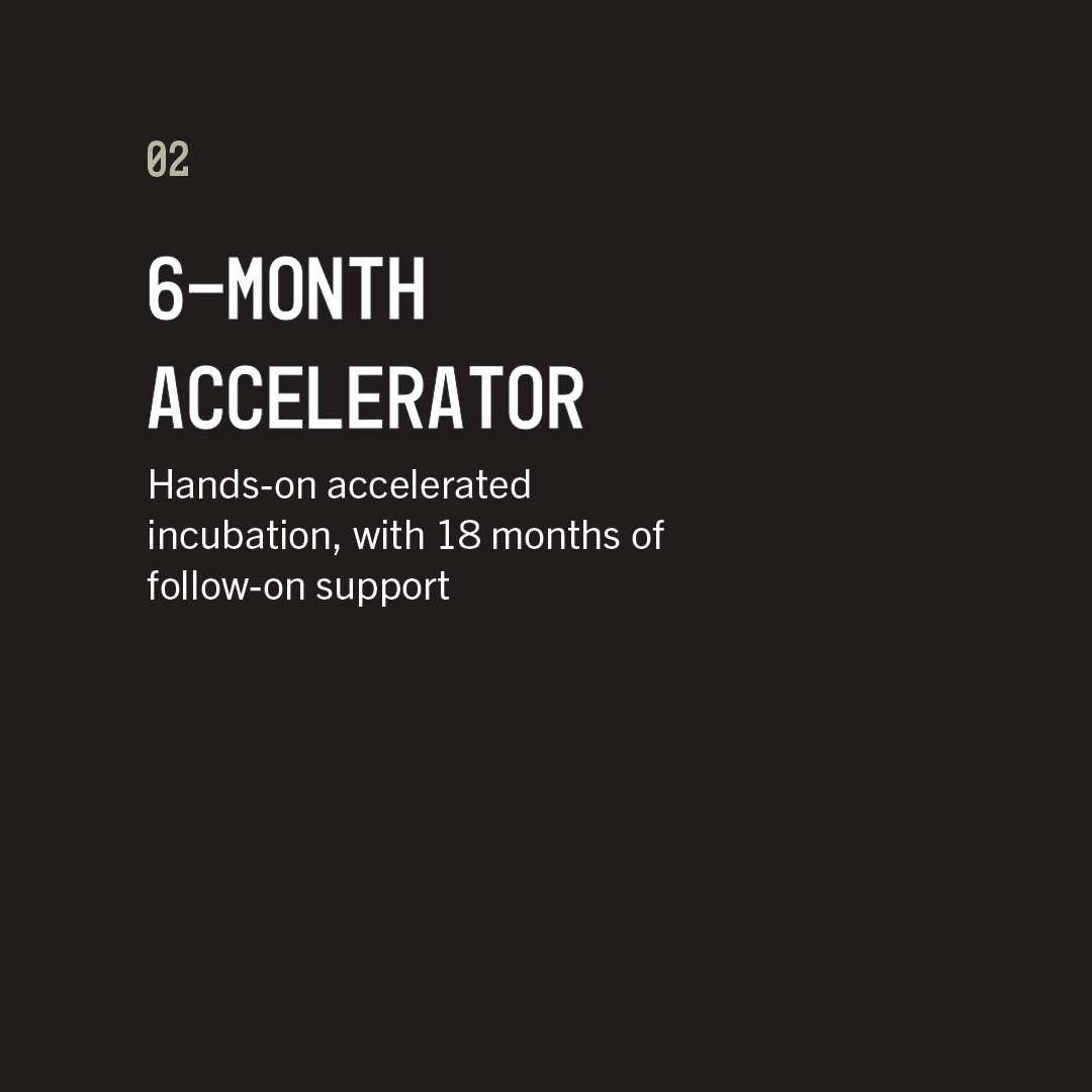 6-month accelerator
