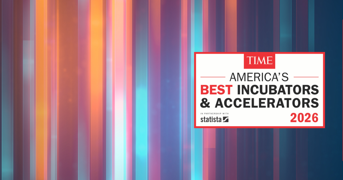 No. 14 on TIME’s America’s Best Incubators & Accelerators 2026 List